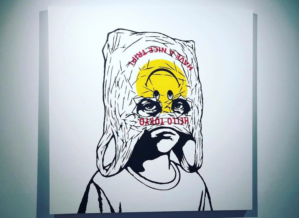 現代アート　HYKRX ヒャクラク　ステンシルアート プライベート・セール》 必見！ステンシルの神技 hykrx（ヒャクラク